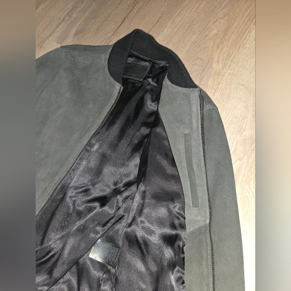 Last Wolf suede bomber jacket - Picture 2 of 8